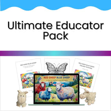 Load image into Gallery viewer, Display of Printable classroom worksheets from the Red Sheep Blue Sheep educator pack, by Maggie O'Hara promoting diversity and inclusion through fun activities.