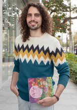 Load image into Gallery viewer, Uncle holding children's book Elly Rose in Japan