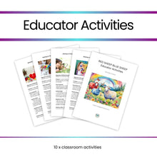 Load image into Gallery viewer, Display of Printable classroom worksheets from the Red Sheep Blue Sheep educator pack, by Maggie O&#39;Hara promoting diversity and inclusion through fun activities.

