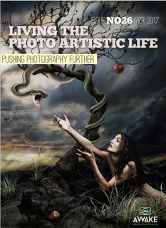 Living the Photo artists life- a glossy colour magazine that features digital artists around the world. This issue featured Maggie O'Hara digital artist. Available from issue.com