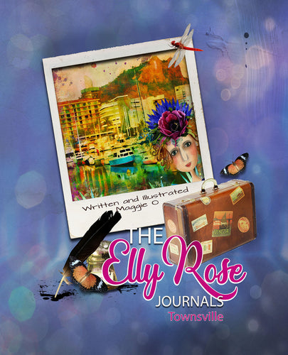 Front cover of children's book The Elly Rose Journals written by Maggie O'Hara 