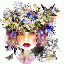 Load image into Gallery viewer, Original Canvas- Positive Affirmation Art - &#39;Reach for the Stars&#39; |Maggie O&#39;Hara
