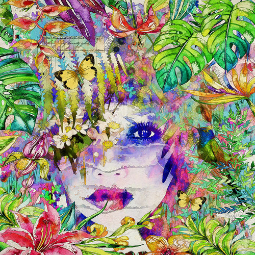 Limited Edition Print 'Faces of the Rainforest' created digitally by Maggie O'Hara